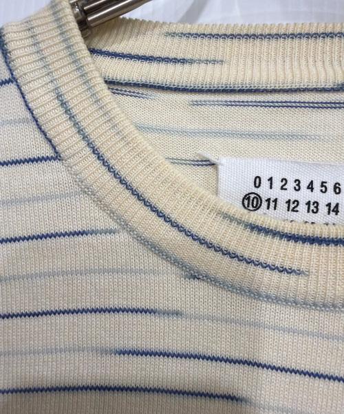 Maison Margiela（メゾンマルジェラ）Maison Margiela (メゾンマルジェラ) 薄手ニット ホワイト サイズ:Mの古着・服飾アイテム