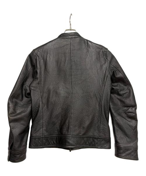 MICHEL KLEIN（ミッシェルクラン）MICHEL KLEIN (ミッシェルクラン) レザーブルゾン ブラック サイズ:46の古着・服飾アイテム