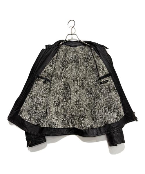 MICHEL KLEIN（ミッシェルクラン）MICHEL KLEIN (ミッシェルクラン) レザーブルゾン ブラック サイズ:46の古着・服飾アイテム