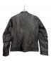 MICHEL KLEIN (ミッシェルクラン) レザーブルゾン ブラック サイズ:46：12000円