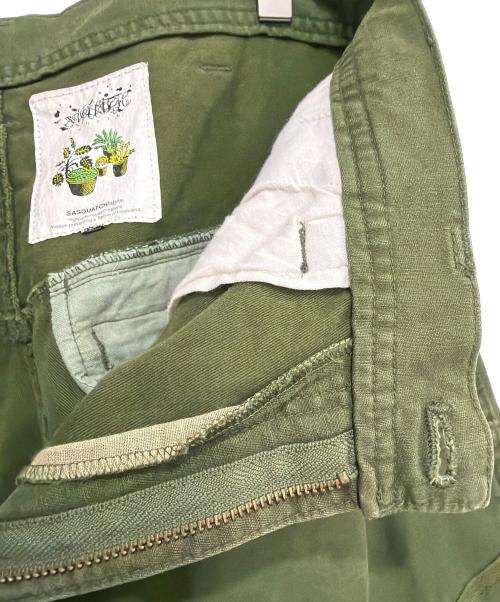 SASQUATCHfabrix.（サスクワッチファブリックス）SASQUATCHfabrix. (サスクワッチファブリックス) カーゴパンツ グリーン サイズ:Mの古着・服飾アイテム