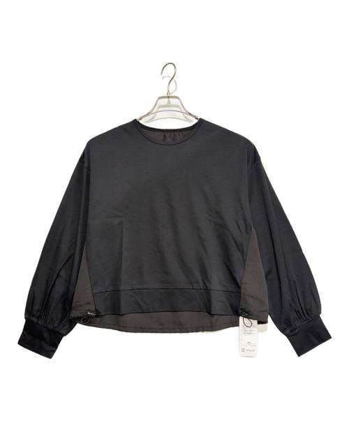 MICHEL KLEIN（ミッシェルクラン）MICHEL KLEIN (ミッシェルクラン) 半袖カットソー ブラック サイズ:38の古着・服飾アイテム