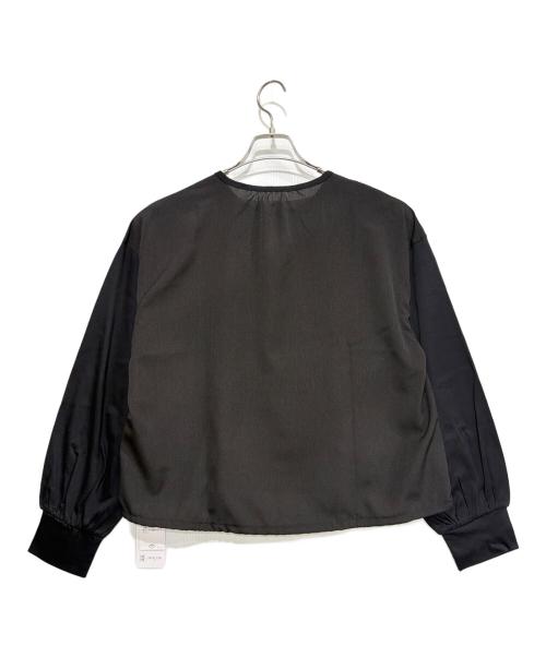MICHEL KLEIN（ミッシェルクラン）MICHEL KLEIN (ミッシェルクラン) 半袖カットソー ブラック サイズ:38の古着・服飾アイテム