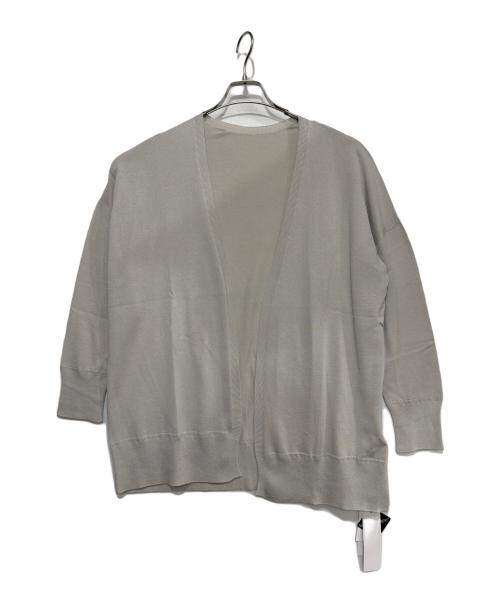 MICHEL KLEIN（ミッシェルクラン）MICHEL KLEIN (ミッシェルクラン) 薄手カーディガン グレー サイズ:38の古着・服飾アイテム