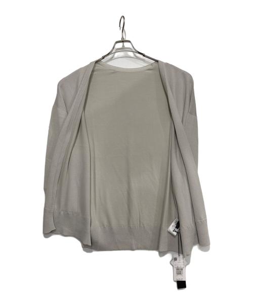 MICHEL KLEIN（ミッシェルクラン）MICHEL KLEIN (ミッシェルクラン) 薄手カーディガン グレー サイズ:38の古着・服飾アイテム