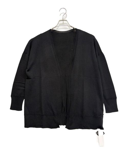 MICHEL KLEIN（ミッシェルクラン）MICHEL KLEIN (ミッシェルクラン) 薄手カーディガン ブラック サイズ:38の古着・服飾アイテム