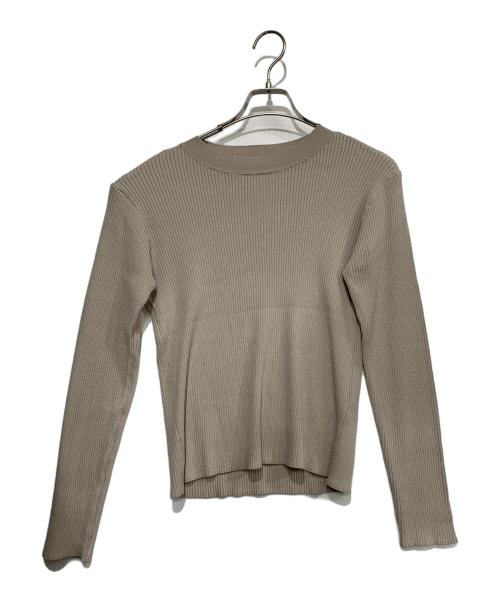 MICHEL KLEIN（ミッシェルクラン）MICHEL KLEIN (ミッシェルクラン) 厚手ニット ライトグレー サイズ:38の古着・服飾アイテム