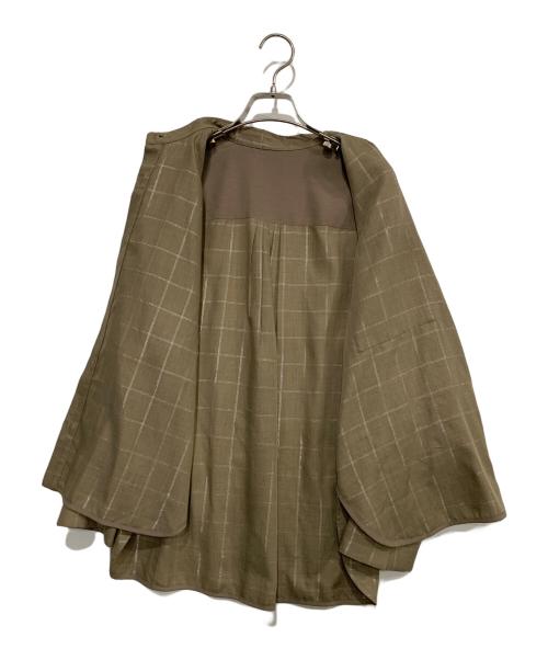 MICHEL KLEIN（ミッシェルクラン）MICHEL KLEIN (ミッシェルクラン) 長袖シャツ ベージュ サイズ:38の古着・服飾アイテム