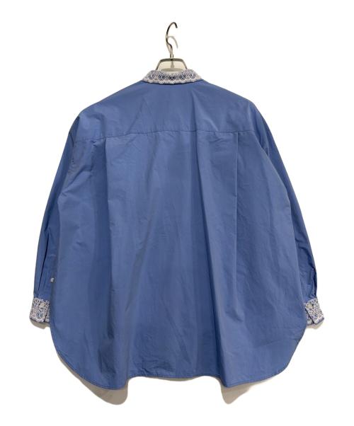 MICHEL KLEIN（ミッシェルクラン）MICHEL KLEIN (ミッシェルクラン) 長袖シャツ ブルー サイズ:38の古着・服飾アイテム