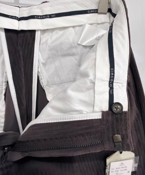 CIRCOLO 1901（チルコロ1901）Circolo 1901 (チルコロ1901) パンツ ブラウン サイズ:46の古着・服飾アイテム