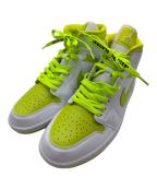 NIKEナイキ）の古着「ハイカットスニーカー」｜ライトグリーン×ホワイト