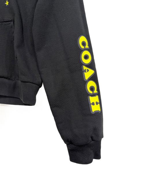 COACH（コーチ）COACH (コーチ) プルオーバーパーカー ブラック サイズ:Sの古着・服飾アイテム