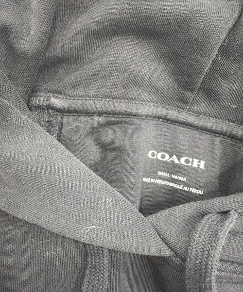 COACH（コーチ）COACH (コーチ) プルオーバーパーカー ブラック サイズ:Sの古着・服飾アイテム