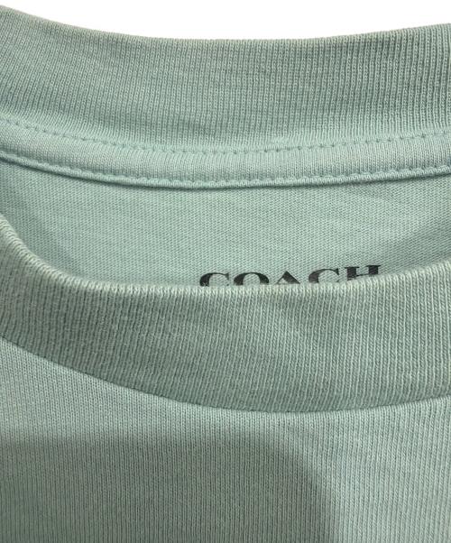 COACH（コーチ）COACH (コーチ) 半袖カットソー グリーン サイズ:Sの古着・服飾アイテム
