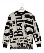 STELLA McCARTNEY×THE BEATLESステラマッカートニー×ビートルズ）の古着「薄手ニット」｜ホワイト×ブラック