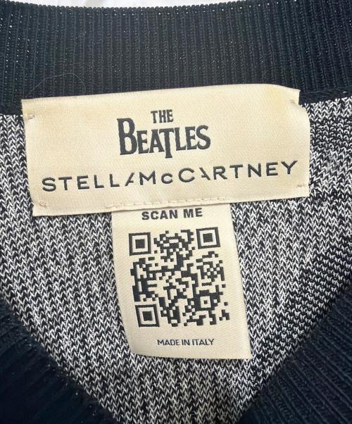 STELLA McCARTNEY（ステラマッカートニー）STELLA McCARTNEY (ステラマッカートニー) THE BEATLES (ビートルズ) 薄手ニット ホワイト×ブラック サイズ:XSの古着・服飾アイテム