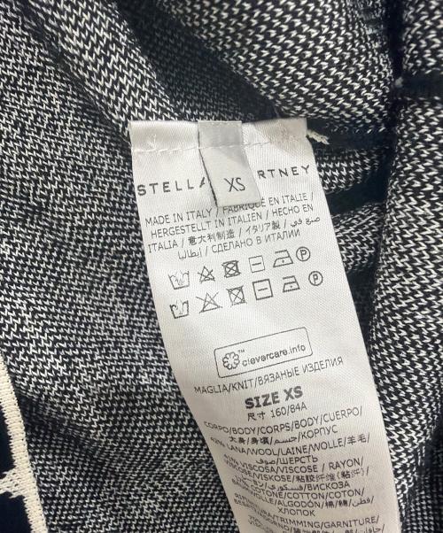 STELLA McCARTNEY（ステラマッカートニー）STELLA McCARTNEY (ステラマッカートニー) THE BEATLES (ビートルズ) 薄手ニット ホワイト×ブラック サイズ:XSの古着・服飾アイテム
