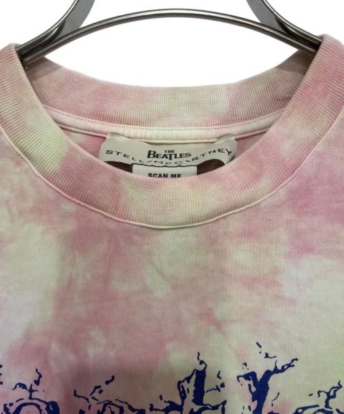 STELLA McCARTNEY（ステラマッカートニー）STELLA McCARTNEY (ステラマッカートニー) THE BEATLES (ビートルズ) 半袖カットソー ホワイト×ピンク サイズ:XXSの古着・服飾アイテム