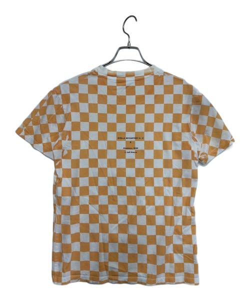 STELLA McCARTNEY（ステラマッカートニー）STELLA McCARTNEY (ステラマッカートニー) 半袖カットソー ホワイト×オレンジ サイズ:Mの古着・服飾アイテム