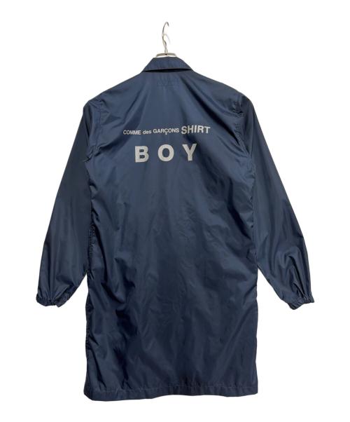 COMME des GARCONS SHIRT BOY（コムデギャルソンシャツ ボーイ）COMME des GARCONS SHIRT BOY (コムデギャルソンシャツ ボーイ) ナイロンコート ネイビー サイズ:Sの古着・服飾アイテム