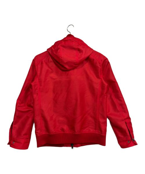 BLACK LABEL CRESTBRIDGE（ブラックレーベル クレストブリッジ）BLACK LABEL CRESTBRIDGE (ブラックレーベル クレストブリッジ) フーデッドジャケット レッド サイズ:Lの古着・服飾アイテム