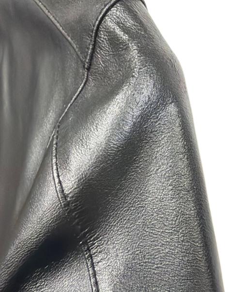 stooge&co（ストゥージ＆コー）STOOGE&CO (ストゥージ＆コー) シングルライダースジャケット ブラック サイズ:Mの古着・服飾アイテム