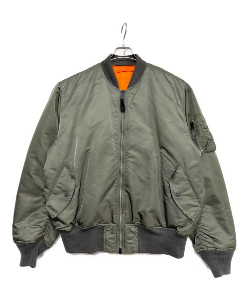 ALPHA（アルファ）ALPHA (アルファ) MA-1ジャケット オリーブ サイズ:XLの古着・服飾アイテム