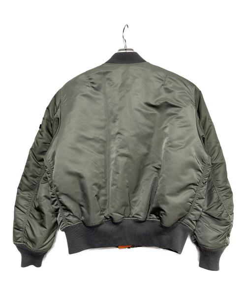 ALPHA（アルファ）ALPHA (アルファ) MA-1ジャケット オリーブ サイズ:XLの古着・服飾アイテム