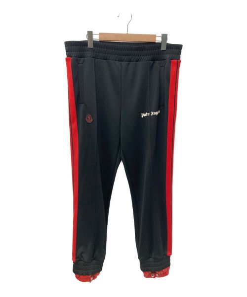 MONCLER×Palm Angels（モンクレール×パームエンジェルス）MONCLER×Palm Angels (モンクレール×パームエンジェルス) PANTALONE PANT ブラック×レッド サイズ:XLの古着・服飾アイテム