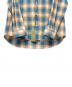 中古・古着 GUCCI (グッチ) Freyja Hartas Animal Embroidery Check Shirt シャツ ブルー×オレンジ SIZE 50 ブルー×オレンジ サイズ:50 未使用品：25000円