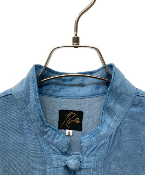 Needles（ニードルズ）Needles (ニードルズ) 長袖シャツ ブルー サイズ:Sの古着・服飾アイテム