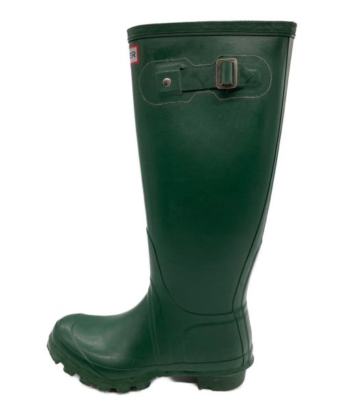 HUNTER（ハンター）HUNTER (ハンター) レインブーツ グリーン サイズ:37の古着・服飾アイテム