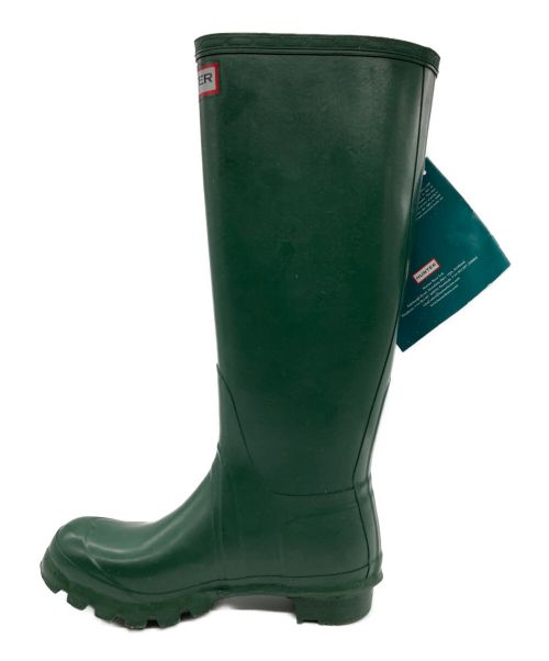 HUNTER（ハンター）HUNTER (ハンター) レインブーツ グリーン サイズ:37の古着・服飾アイテム