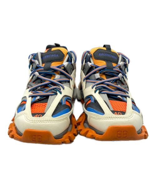 BALENCIAGA（バレンシアガ）BALENCIAGA (バレンシアガ) TRACK TRAINER ホワイト×オレンジ サイズ:40の古着・服飾アイテム