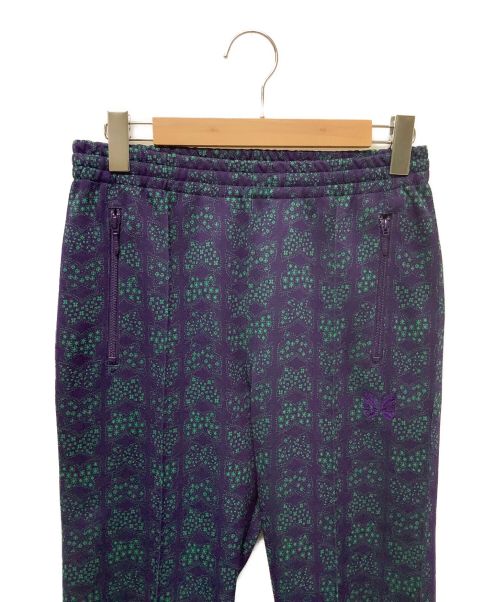 Needles（ニードルズ）Needles (ニードルス) Track Pant-Poly Jq. パープル×グリーン サイズ:XSの古着・服飾アイテム