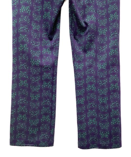 Needles（ニードルズ）Needles (ニードルス) Track Pant-Poly Jq. パープル×グリーン サイズ:XSの古着・服飾アイテム