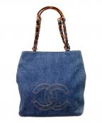 CHANELシャネル）の古着「デニムトートバッグ」｜インディゴ