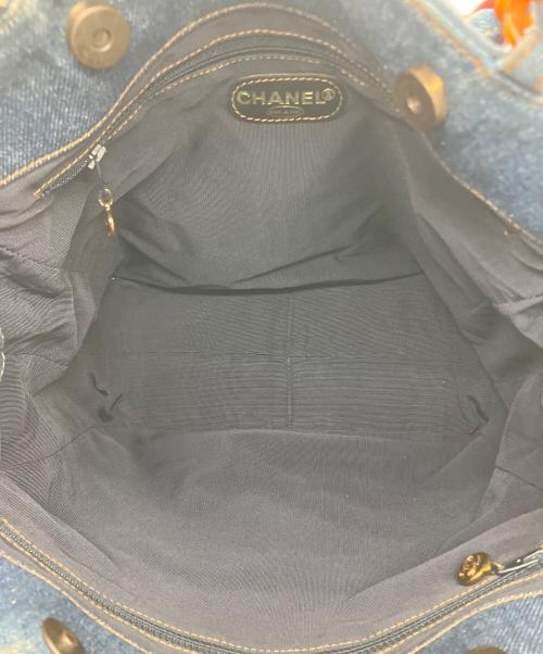 CHANEL（シャネル）CHANEL (シャネル) デニムトートバッグ インディゴの古着・服飾アイテム