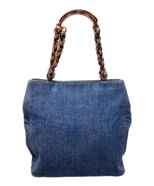 CHANEL（シャネル）CHANEL (シャネル) デニムトートバッグ インディゴの古着・服飾アイテム