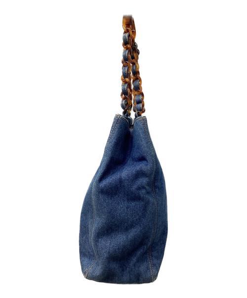 CHANEL（シャネル）CHANEL (シャネル) デニムトートバッグ インディゴの古着・服飾アイテム