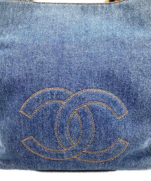 CHANEL（シャネル）CHANEL (シャネル) デニムトートバッグ インディゴの古着・服飾アイテム