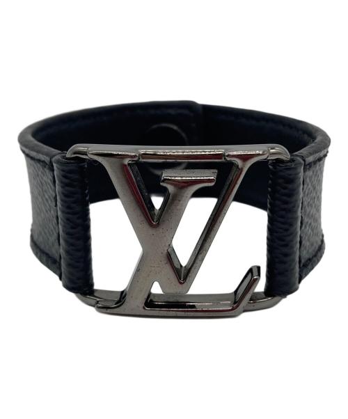 LOUIS VUITTON（ルイ ヴィトン）LOUIS VUITTON (ルイ ヴィトン) LOUIS VUITTON（ルイヴィトン）ブレスレット　ブラスレホッケンハイム ブラックの古着・服飾アイテム