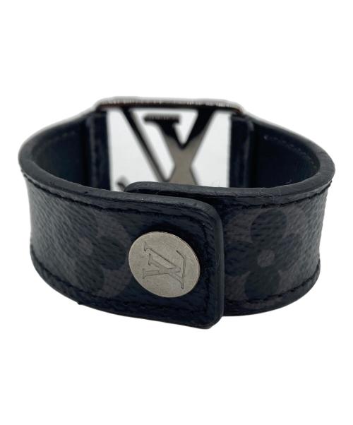 LOUIS VUITTON（ルイ ヴィトン）LOUIS VUITTON (ルイ ヴィトン) LOUIS VUITTON（ルイヴィトン）ブレスレット　ブラスレホッケンハイム ブラックの古着・服飾アイテム