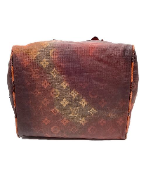 LOUIS VUITTON（ルイ ヴィトン）LOUIS VUITTON (ルイ ヴィトン) Richard Prince (リチャードプリンス) ハンドバッグ レッド×ブラウンの古着・服飾アイテム