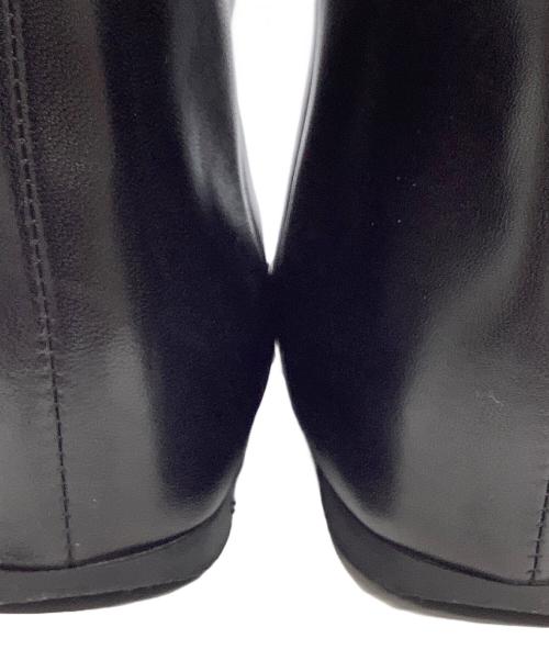 CORSO ROMA 9（コルソローマノーヴェ）CORSO ROMA 9 (コルソローマノーヴェ) レザーロングブーツ ブラック サイズ:38の古着・服飾アイテム