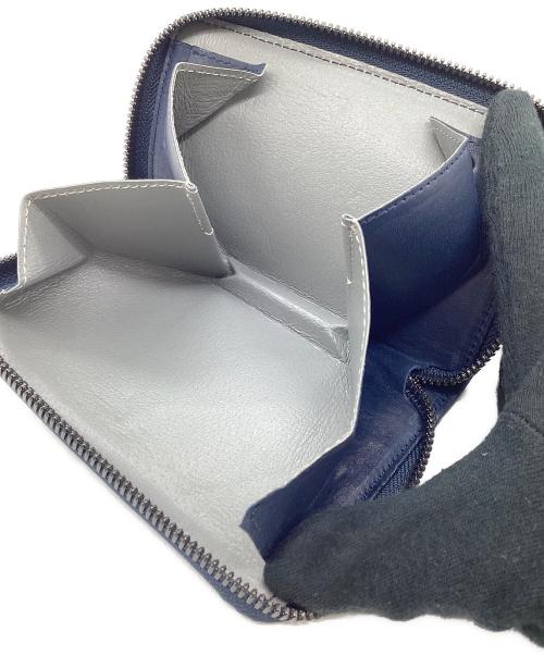 discord Yohji Yamamoto（ディスコード ヨウジヤマモト）discord Yohji Yamamoto (ディスコード ヨウジヤマモト) 2つ折り財布 ネイビーの古着・服飾アイテム