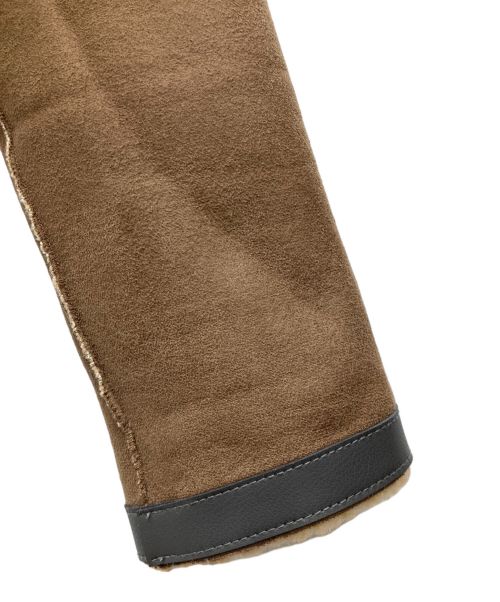 juemi（ジュエミ）juemi (ジュエミ) ショート丈フェイクムートンライダース ブラウン サイズ:SIZE　FREEの古着・服飾アイテム