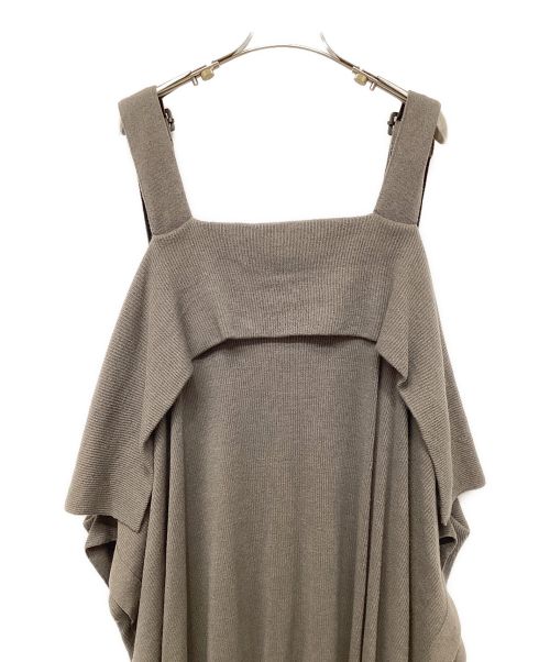 Y's（ワイズ）Y's (ワイズ) Rismat Dress ブラウン サイズ:2の古着・服飾アイテム
