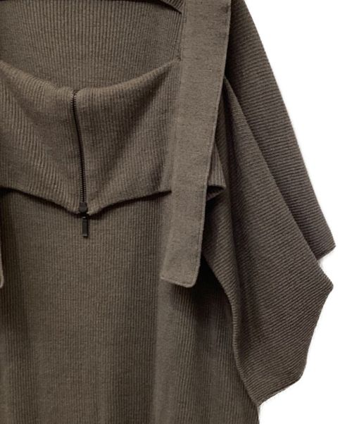 Y's（ワイズ）Y's (ワイズ) Rismat Dress ブラウン サイズ:2の古着・服飾アイテム