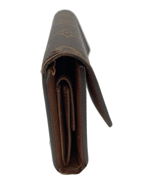 LOUIS VUITTON（ルイ ヴィトン）LOUIS VUITTON (ルイ ヴィトン) 3つ折り財布　モノグラム　ポルトトレゾール エテュイパピエ ブラウンの古着・服飾アイテム